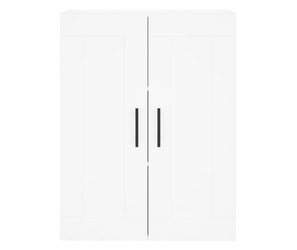 Visoka omara bela 69,5x34x180 cm inženirski les - 6