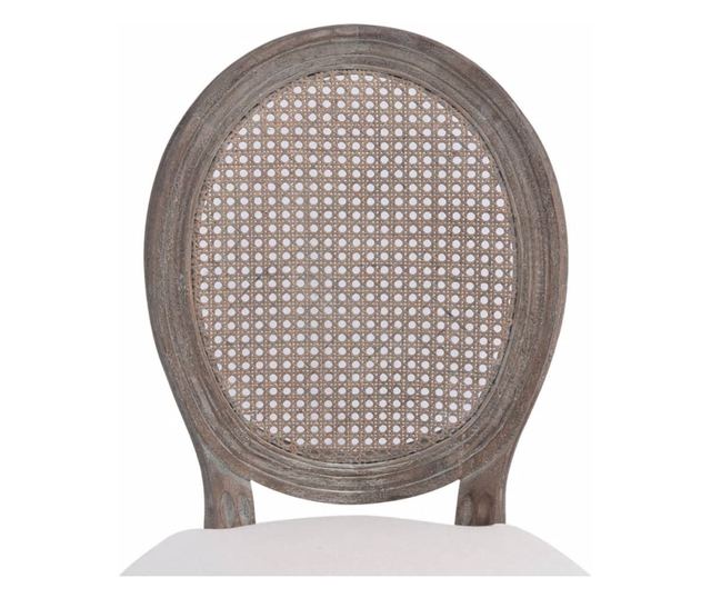 Kuhinjske stolice, 2 kom., krem, tekstil