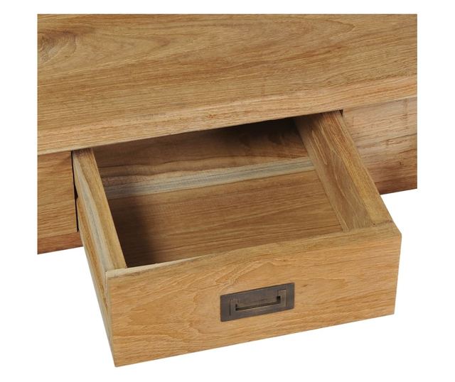 Stolić za kavu, masivno tikovo drvo, 100 x 60 x 35 cm