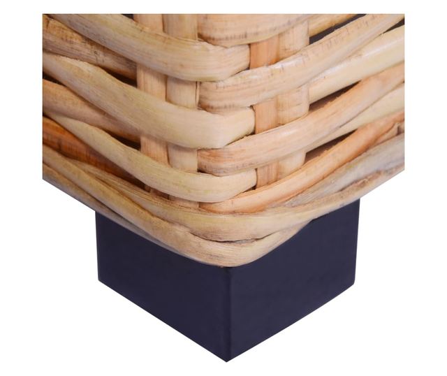 Stolić za kavu, 45x45x30 cm, prirodni ratan