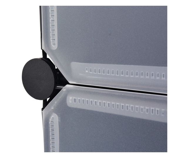 Povezani organizator cipela, 10 pretinaca, crna