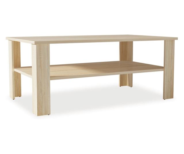 Stolić za kavu od iverice, 100 x 59 x 42 cm, boja hrasta