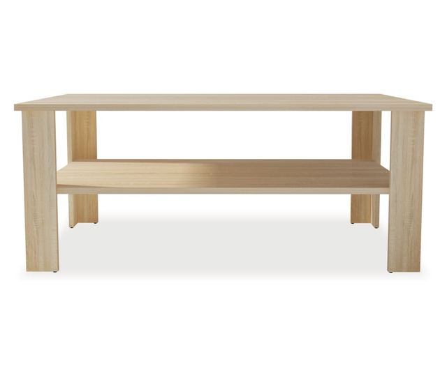 Stolić za kavu od iverice, 100 x 59 x 42 cm, boja hrasta