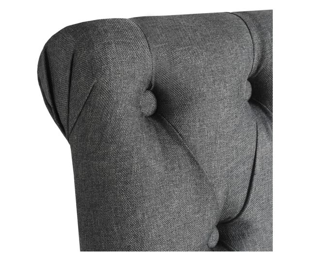 Kuhinjske stolice, 2 kom., tamno siva, tekstil