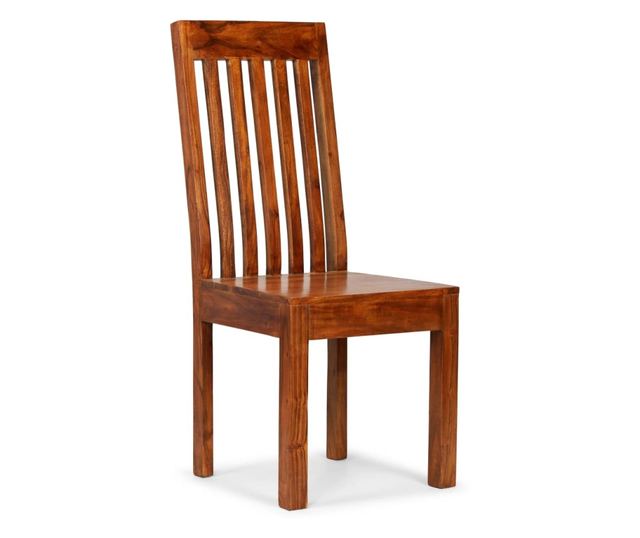 Stolice za blagovaonicu 2 kom. masivno drvo s palisander završnom obradom, moderne