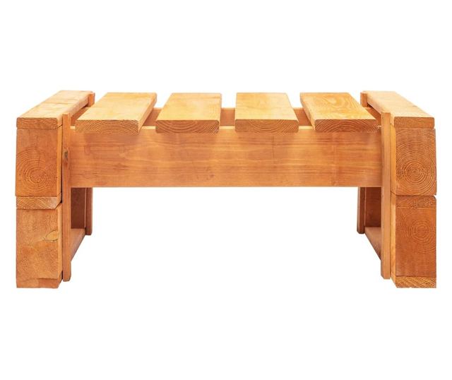 Vrtna klupa od paleta, medeno smeđa, drvo