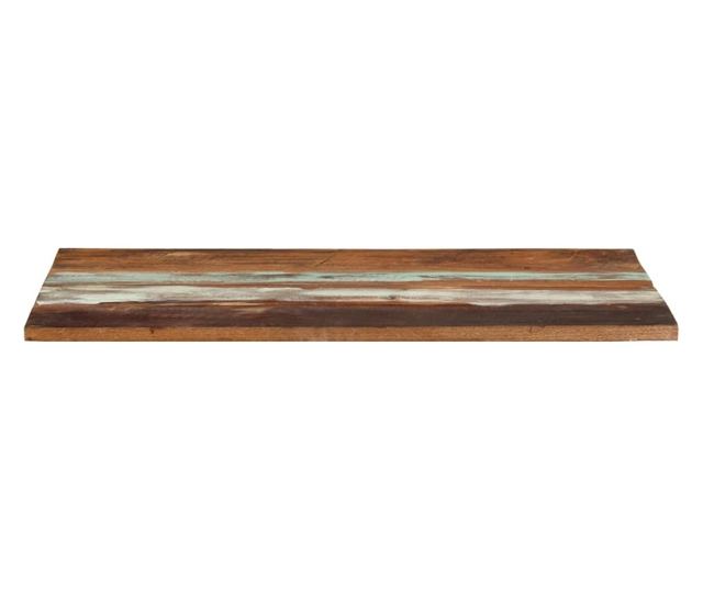 Blat masă dreptunghiular 60x100 cm lemn masiv reciclat 25-27 mm