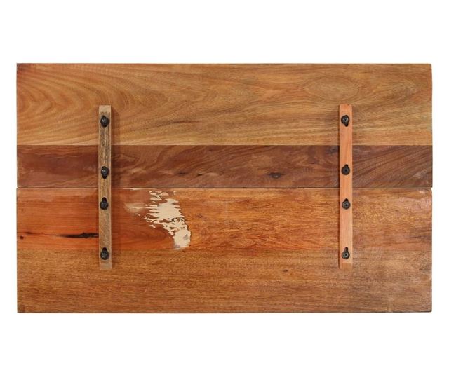 Blat masă dreptunghiular 60x100 cm lemn masiv reciclat 25-27 mm