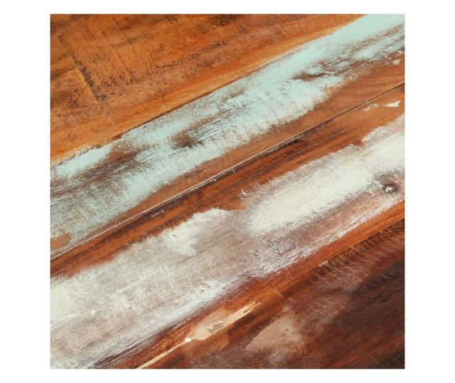 Blat masă dreptunghiular 60x100 cm lemn masiv reciclat 25-27 mm