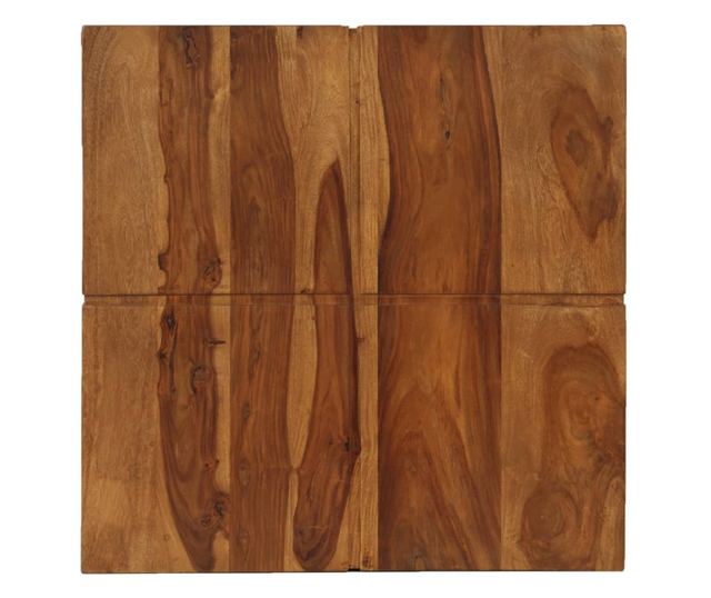 Stolić za kavu, masivno drvo sheesham, 80 x 80 x 30 cm