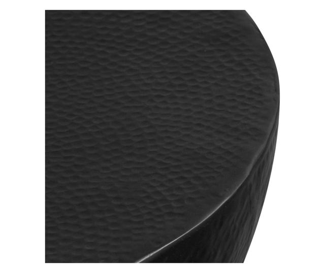 Stolić za kavu, crni, 70 x 30 cm, kovan aluminij