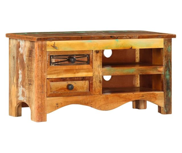 TV komoda, 80 x 30 x 40 cm, reciklirano masivno drvo