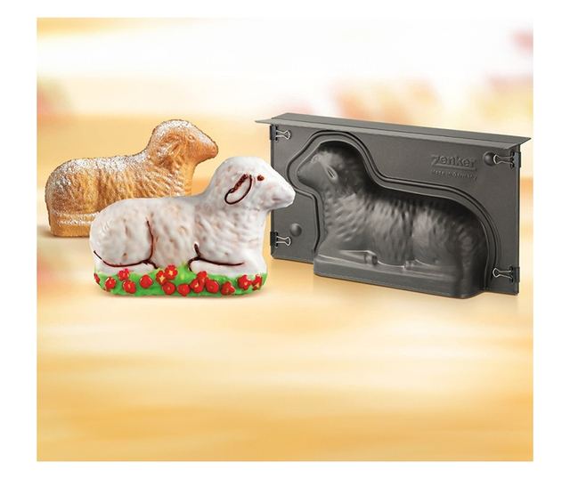 Tava de copt "Lamb" Zenker 9101, 900 ml, Teflon, Negru