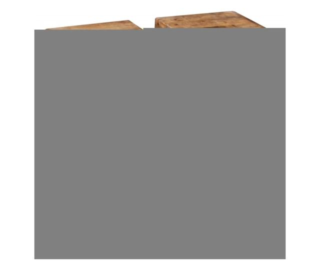 Έπιπλο μπάνιου από μασίφ ξύλο μάνγκο με καθρέφτη