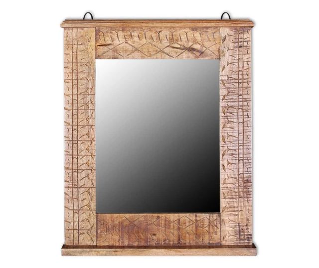 Έπιπλο μπάνιου από μασίφ ξύλο μάνγκο με καθρέφτη