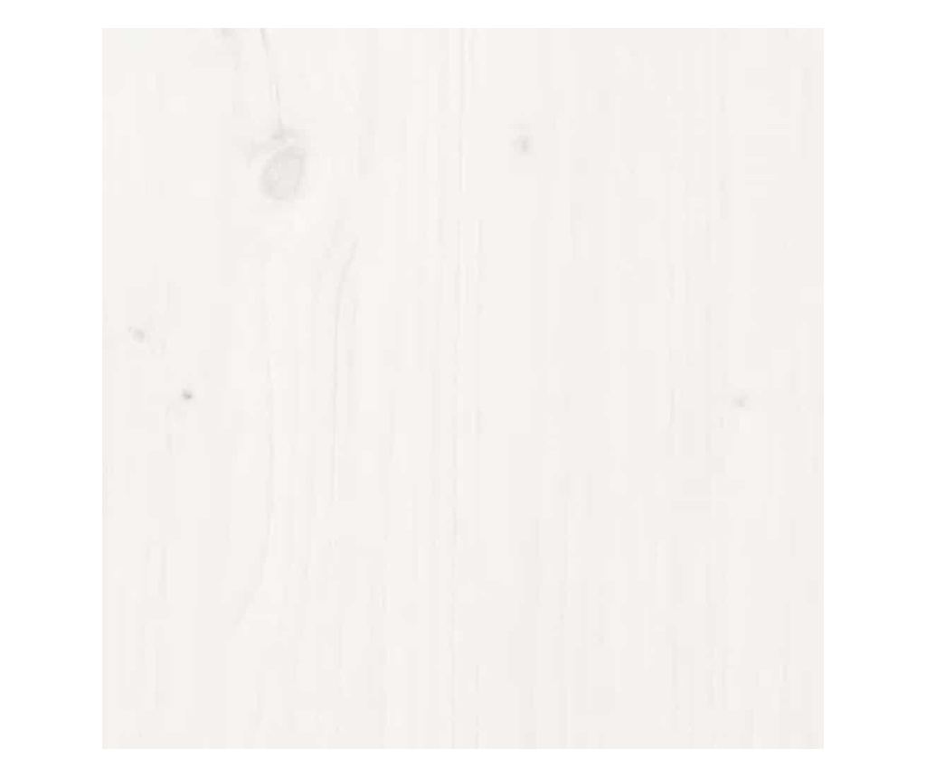 Градински бар комплект, 5 части, бял, масивна борова дървесина - 9