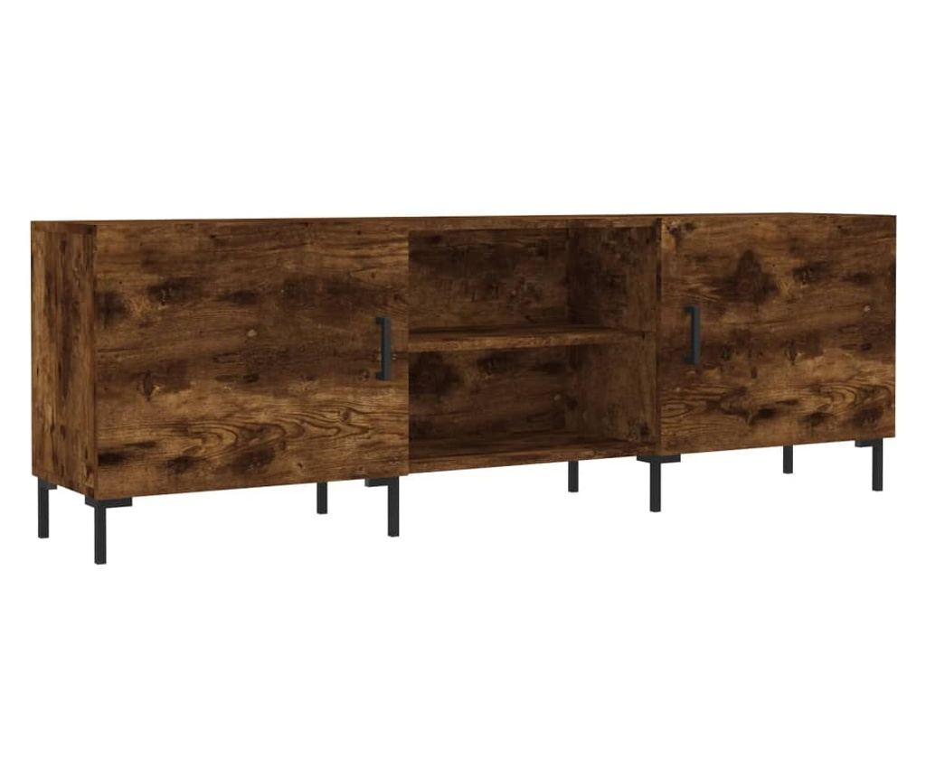 TV komoda, dimljeni hrast, 150x30x50 cm, kompozitno drvo - 2