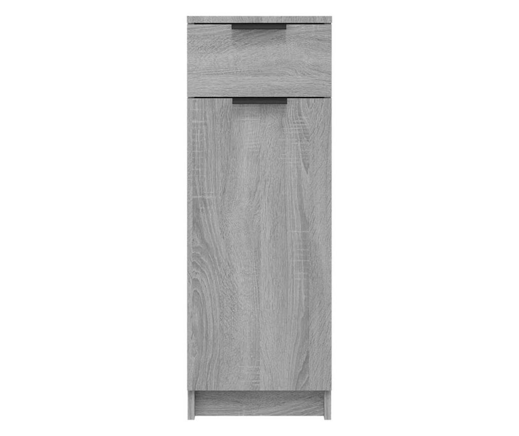 Έπιπλο Μπάνιου, Sonoma Gray, 32x34x90 εκ., Επεξεργασμένο Ξύλο - 6