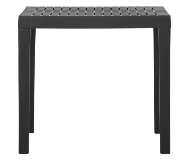 Masă de grădină, gri, 79x65x72 cm, plastic