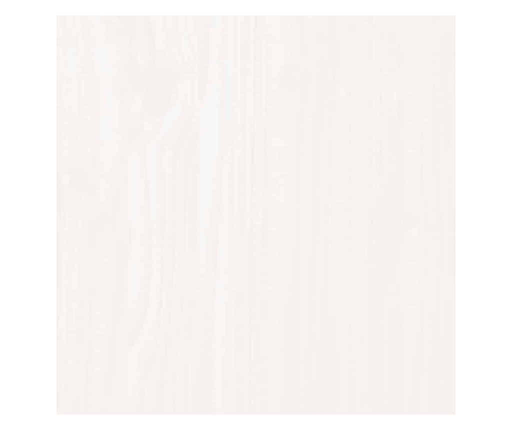 Omarica, bela, 230x35x80 cm, masivni borovec - 6