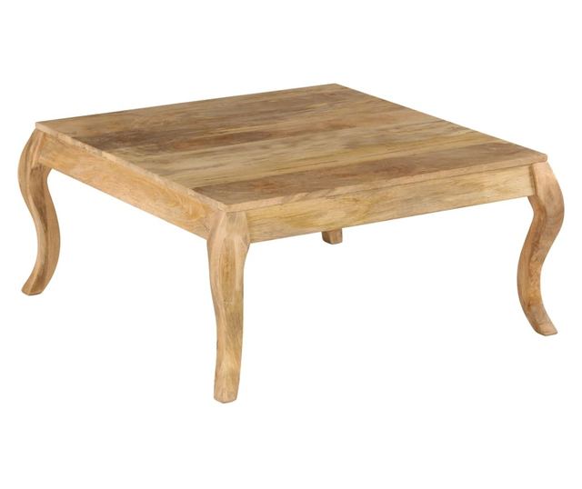 Stolić za kavu, 80 x 80 x 40 cm, masivno drvo manga