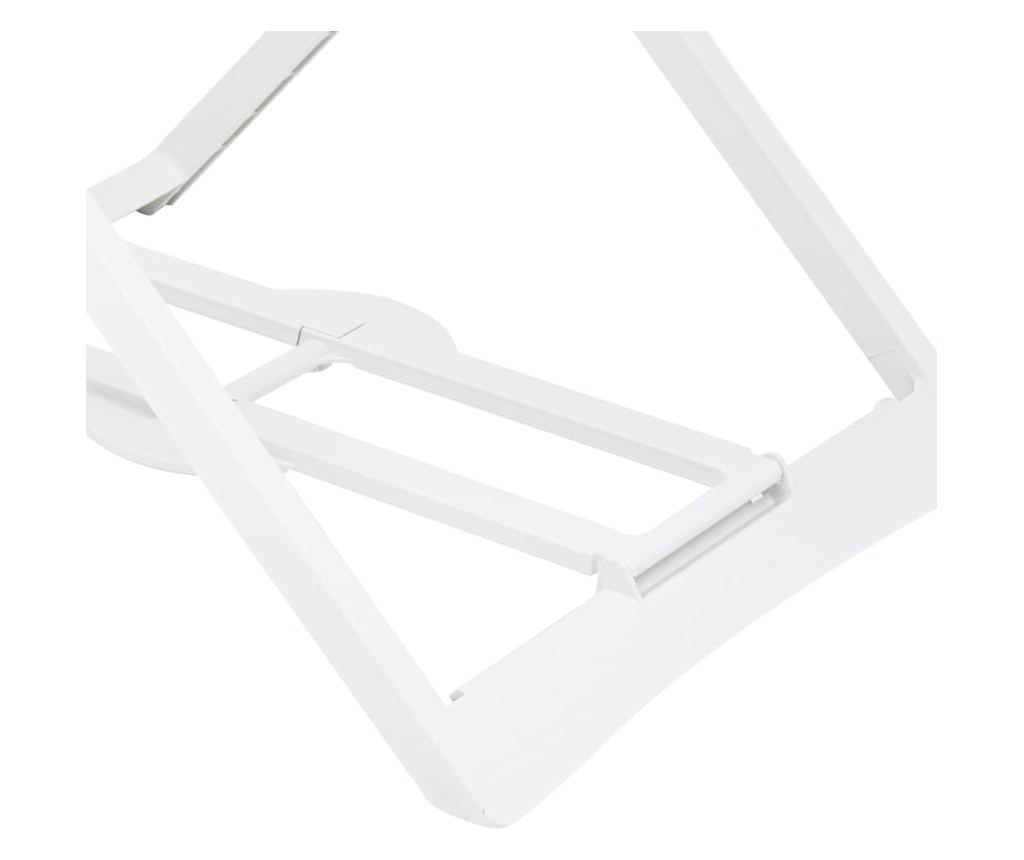 Sklopivi stalak za sušenje rublja, bijeli, plastika - 9