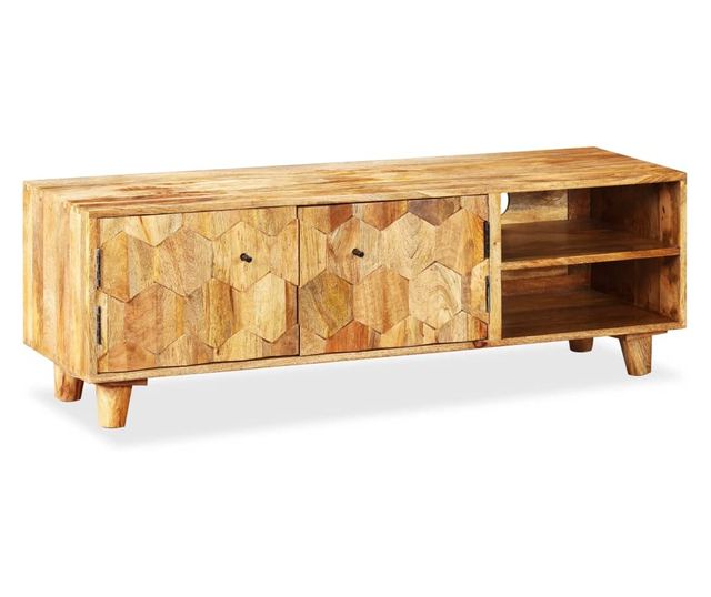 TV komoda od masivnog drva manga, 118 x 35 x 40 cm