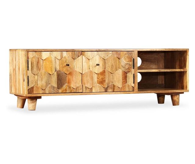 TV komoda od masivnog drva manga, 118 x 35 x 40 cm