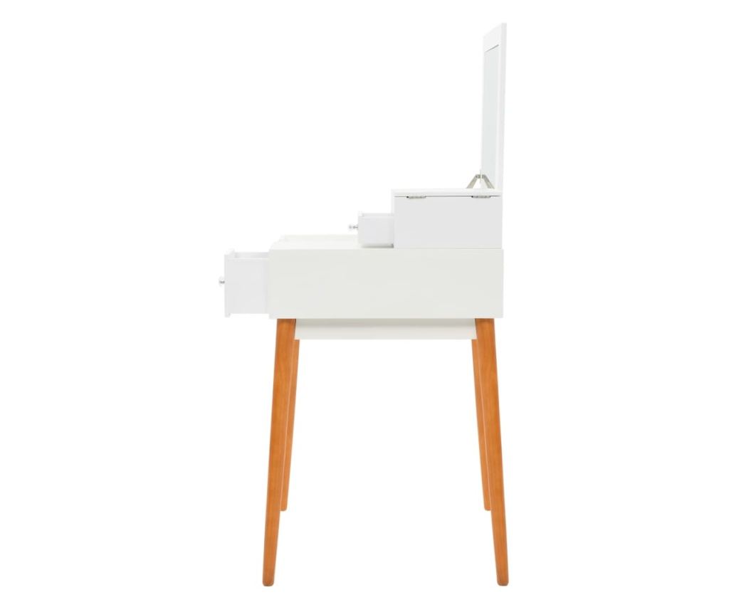 Τουαλέτα με Καθρέφτη, MDF, 60x50x86 εκ. - 11