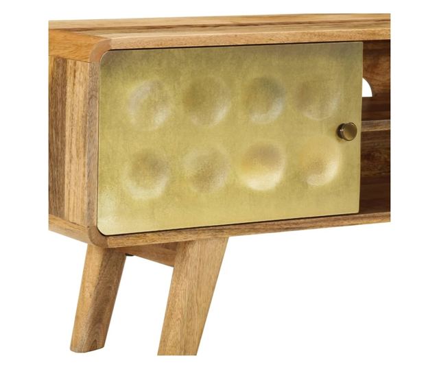 TV komoda, 120 x 30 x 45 cm, masivno drvo manga