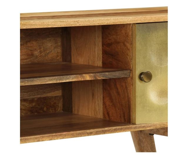 TV komoda, 120 x 30 x 45 cm, masivno drvo manga