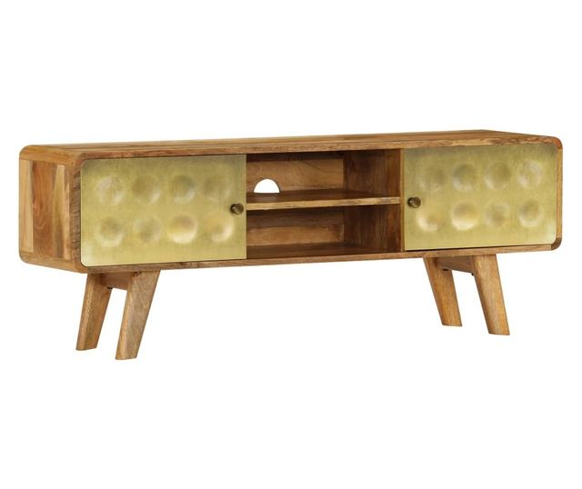 TV komoda, 120 x 30 x 45 cm, masivno drvo manga