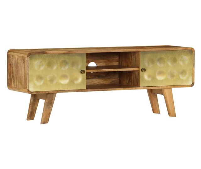 TV komoda, 120 x 30 x 45 cm, masivno drvo manga