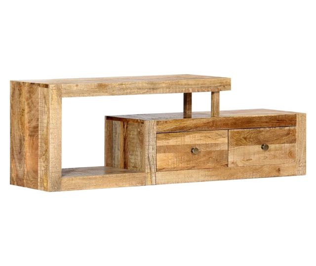 TV komoda, 120 x 30 x 40 cm, masivno drvo manga