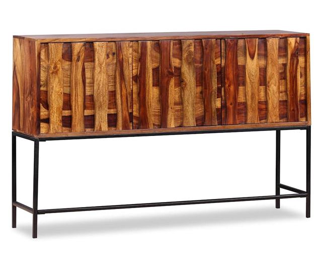 Masivna drvena komoda od palisandra, 120 x 30 x 80 cm