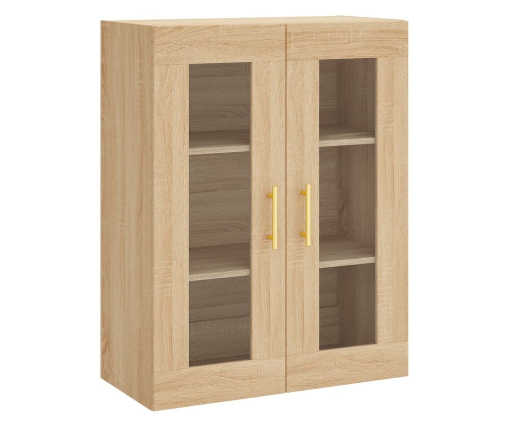 Visoka ormar, hrast sonoma, 69,5x34x180 cm, kompozitno drvo - 5