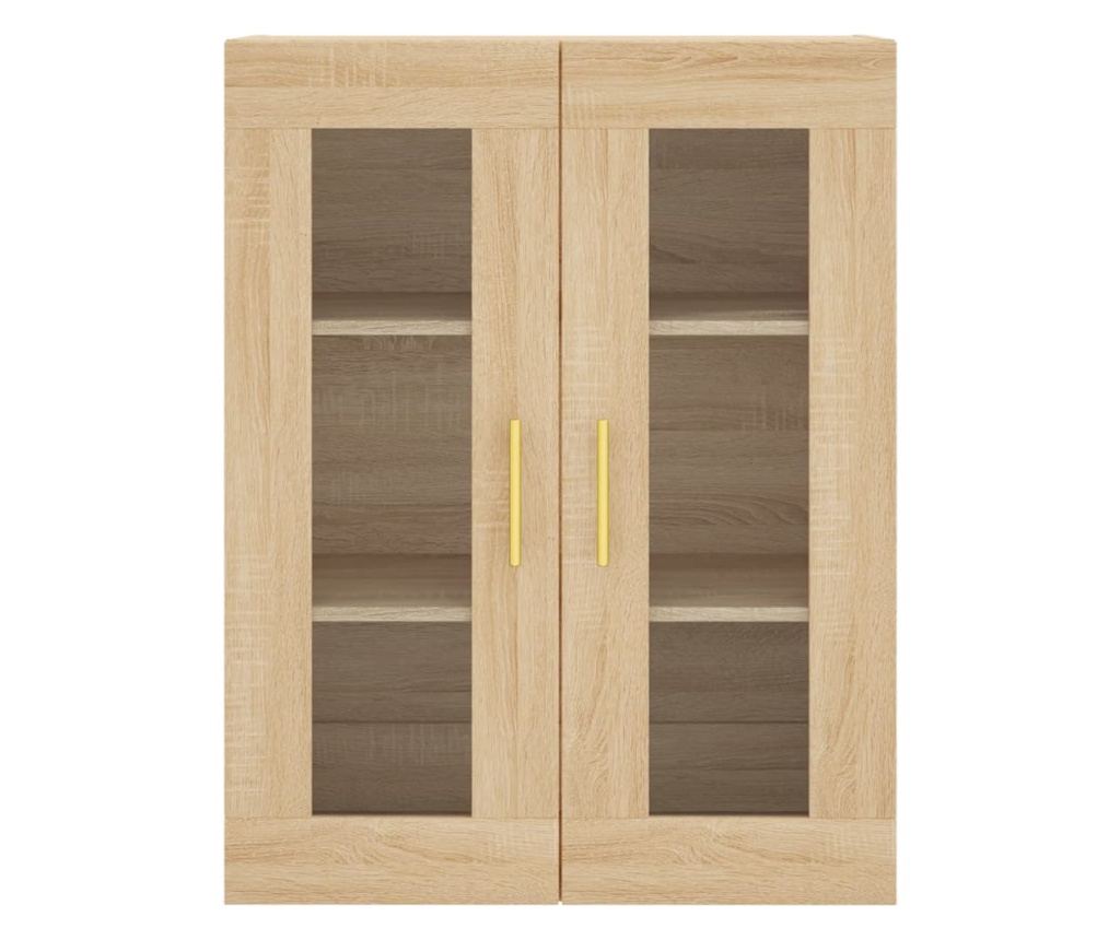 Visoka ormar, hrast sonoma, 69,5x34x180 cm, kompozitno drvo - 6