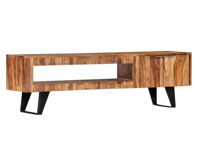 TV komoda, 140 x 30 x 40 cm, masivno drvo sheesham
