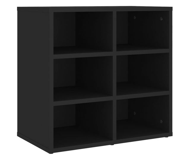 Ormarić za cipele, crni, 52,5x30x50 cm