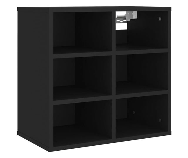 Ormarić za cipele, crni, 52,5x30x50 cm