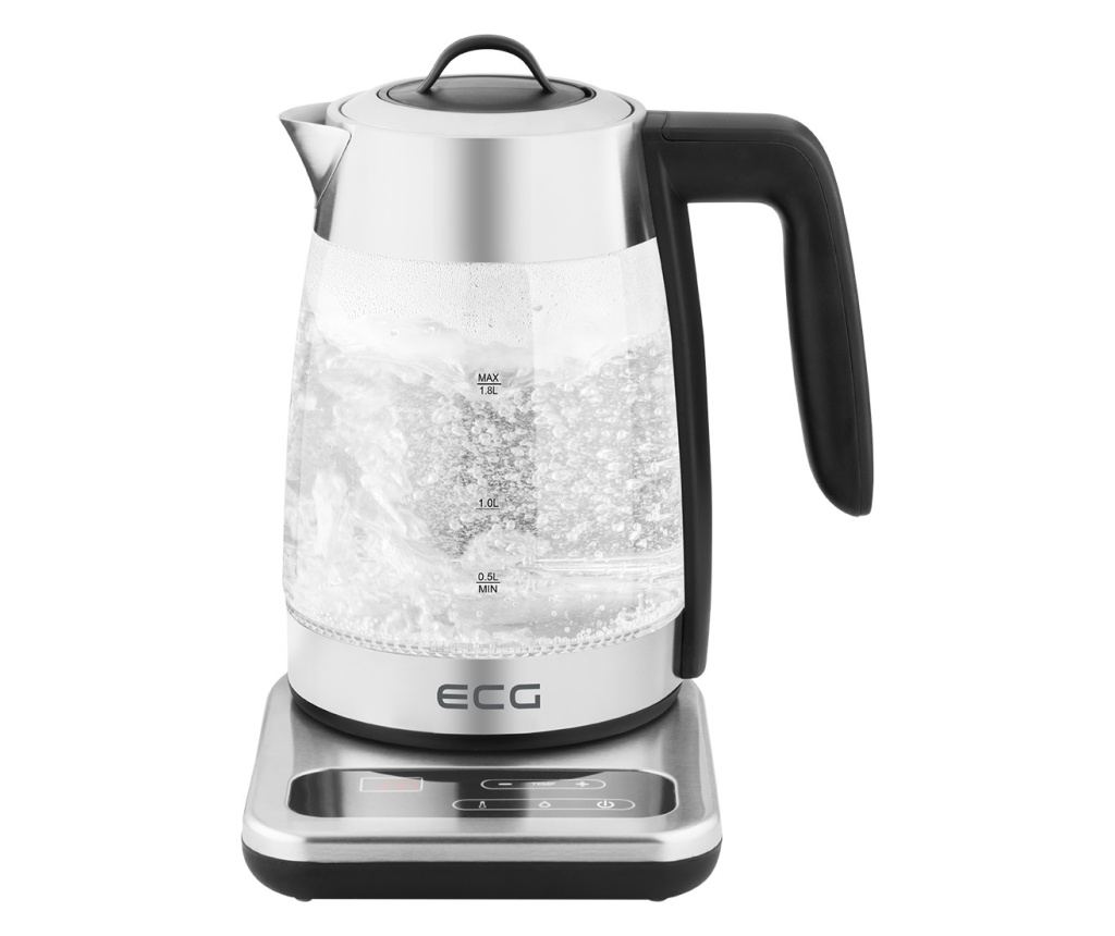 Fierbator electric cu infuzor pentru ceai ECG RK 1891 INFUSO, 1,8 L, 2200W, otel inoxidabil si sticla - 7