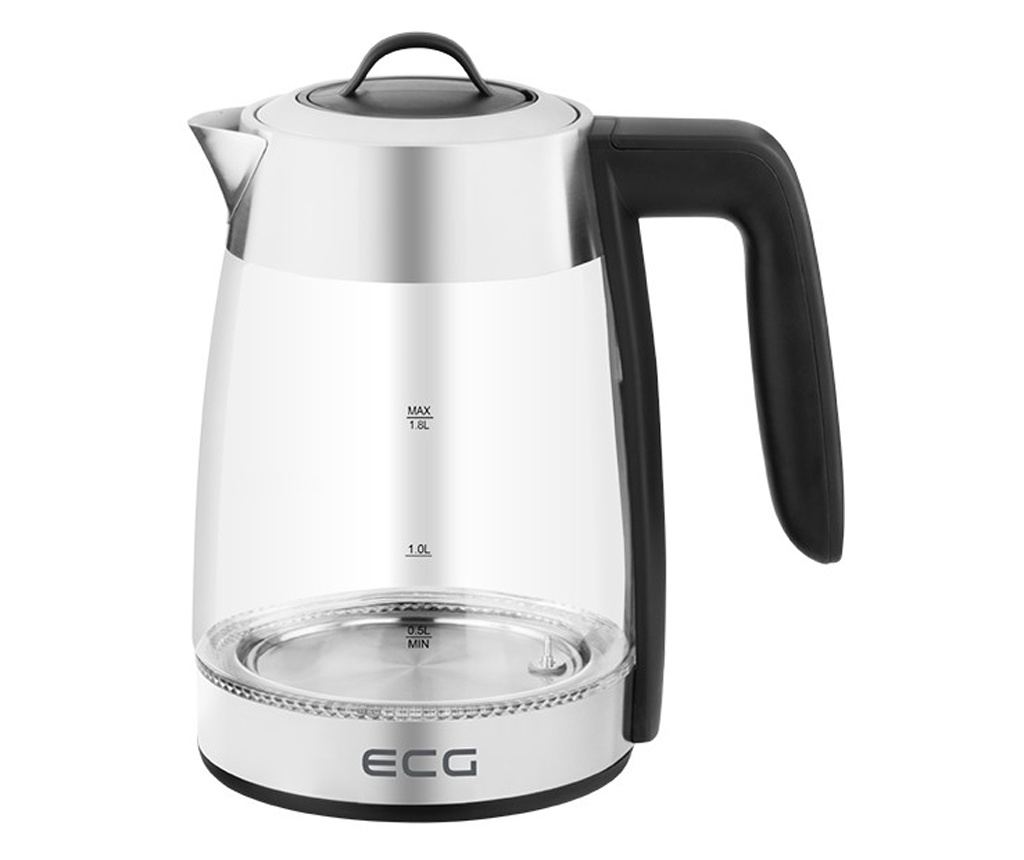 Fierbator electric cu infuzor pentru ceai ECG RK 1891 INFUSO, 1,8 L, 2200W, otel inoxidabil si sticla - 8