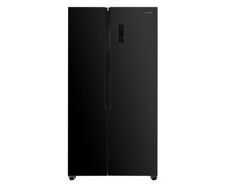 Frigider side by side Hitachi, Luxury, 514 litri, Inverter, negru
