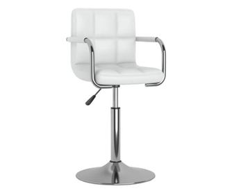 Stolice za blagovanje, 6 kom., bijele, ekološka koža