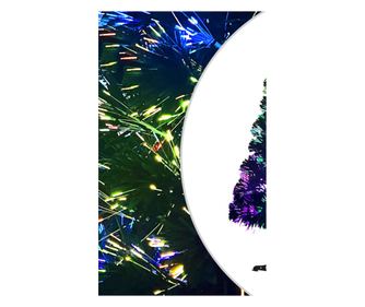 Umjetno božićno drvce s optičkim vlaknima, zeleno, 64 cm