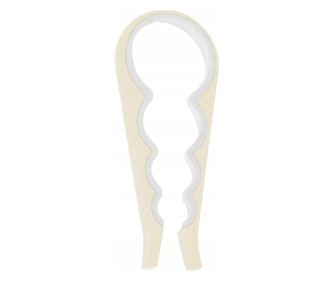 Отварачка за буркани и контейнери Koopman, 23x9x1.2, пластмаса, бежова