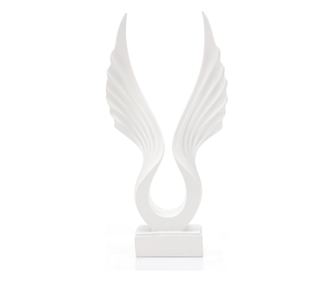 Statueta din rasina, flight 1, alb, 33 cm