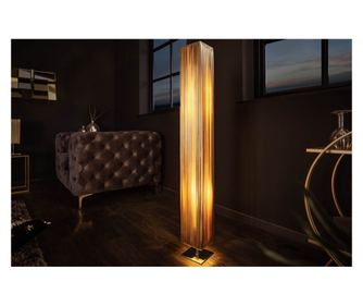 Set de 2 Lămpi de Podea, Auriu