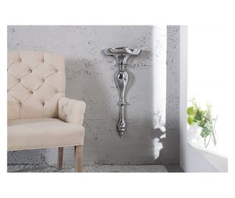 Set 6 zidnih konzola, srebrna