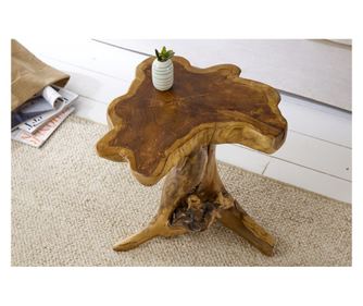 Vstyle Irresistible Konferenční stolek 287321, Barva dřeva, Teakové dřevo 40x50x5